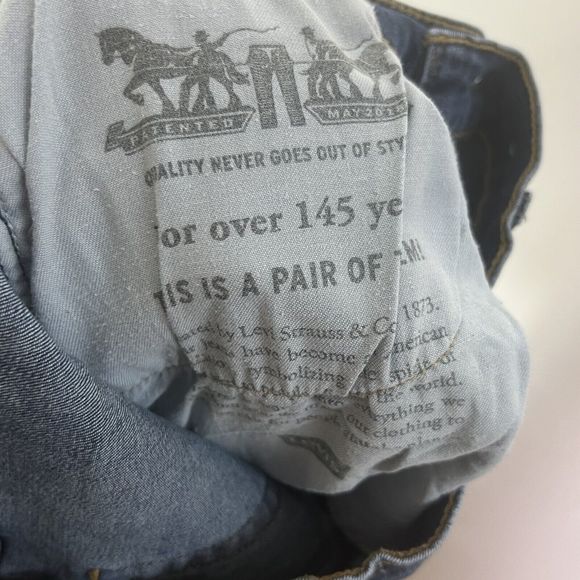 LEVI’S 502 Men's Zip Fly Tapered Blue Denim Jeans W31 L32 - Picture 8 of 11